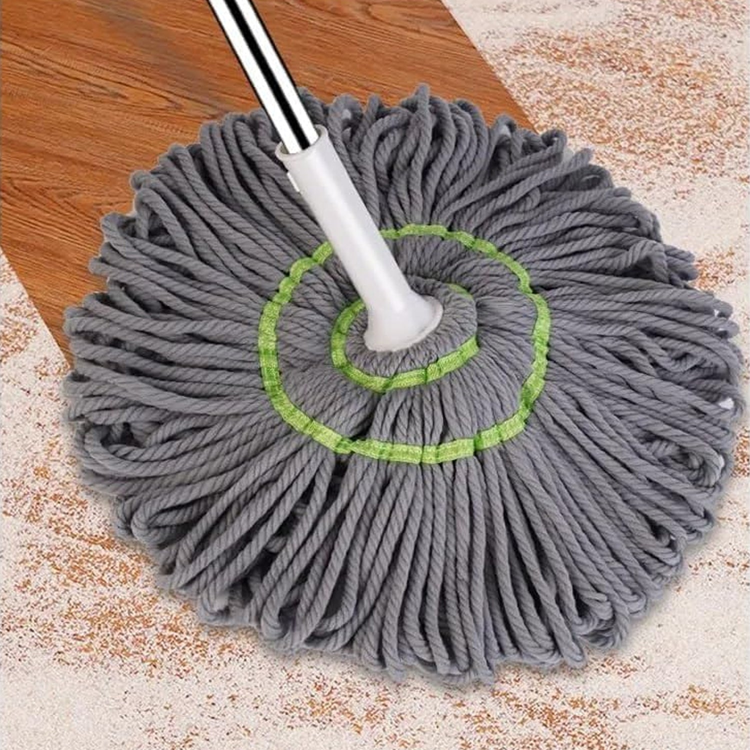 Squeeze Twist Mop Self Wringing Mop, Stainless Steel Handle (1 Pc) Squeeze Twist Mop Self Wringing Mop, Stainless Steel Handle (1 Pc)